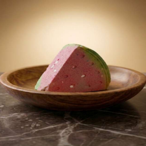 watermelon slice bath bomb